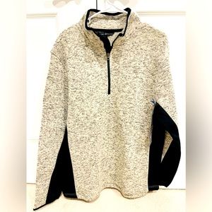 Beverly Hills Polo Club Mens Half Zipper Sweater